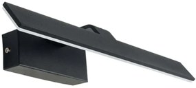 Φωτιστικό Τοίχου - Απλίκα Mirror 60514 42x5x15cm Led 1440lm 12W 4500K Black GloboStar Μέταλλο