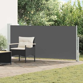 vidaXL Ανακλινόμενος Πλευρικός Απλώστρα Ανθρακί 300 x 140 cm