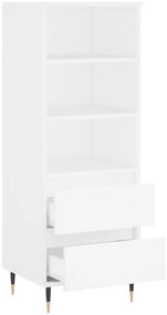 vidaXL Ντουλάπι Λευκό 40 x 36 x 110 εκ. από Επεξεργασμένο Ξύλο