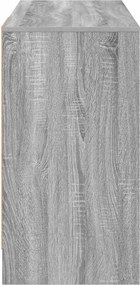 vidaXL Γραφείο Γκρίζο Σονομα 100 x 40 x 75 cm Επεξεργασμένο ξύλο