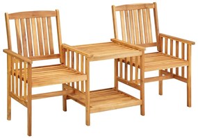 Καρέκλες Κήπου με Τραπέζι 159 x 61 x 92 εκ. Μασίφ Ξύλο Ακακίας