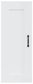 Ντουλάπι Κρεμαστό Γυαλ. Λευκό 35x34x90 εκ. Επεξεργασμένο Ξύλο - Λευκό