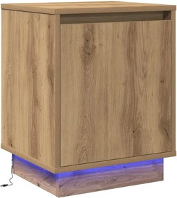 vidaXL Κομοδίνο 2 pcs Artisan Oak 39 x 34,5 x 50 εκ.