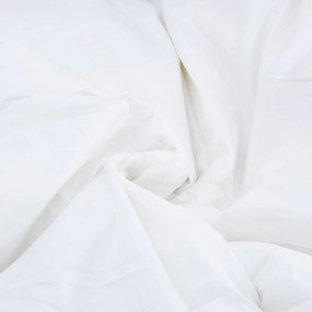 vidaXL Σετ Παπλωμάτων με μαξιλάρι 3 pcs Λευκό Φτέρος