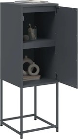 vidaXL Ντουλάπι Ανθρακί 36x39x107 εκ. από Ατσάλι