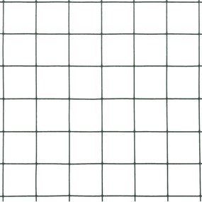 vidaXL Συρματόπλεγμα Κοτετσόσυρμα Πράσινο 25x0,5μ Ατσάλι Επικάλυψη PVC