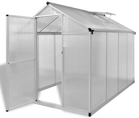vidaXL Θερμοκήπιο με Πλαίσιο Βάσης 4,6 μ² από Ενισχυμένο Αλουμίνιο