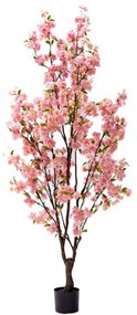 Τεχνητό Δέντρο Peach Flower I 316-000029 170cm Pink Inart Πολυπροπυλένιο