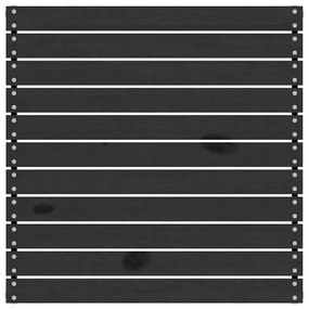 vidaXL Υποπόδιο Κήπου Μαύρο από Μασίφ Ξύλο Πεύκου