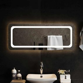 vidaXL Καθρέφτης Μπάνιου με LED 100x40 εκ.