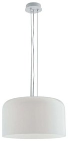 Φωτιστικό Οροφής Gibus I-GIBUS-S40 BCO 1xE27 Φ40cm 150cm White Luce Ambiente Design Γυαλί