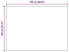 vidaXL Κουβέρτα Καμηλοπάρδαλη 170 x 130 εκ. Μαλλί