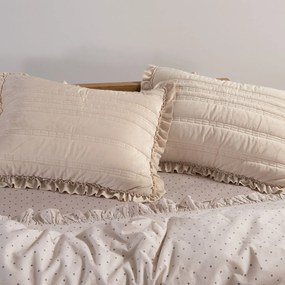 Ζεύγος Μαξιλαροθήκες (52x72) Nef-Nef Homeware Elements Sirion Ecru