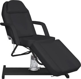 vidaXL Κρεβάτι - Πολυθρόνα Αισθητικής Μαύρο 180 x 62 x (87-112) εκ.