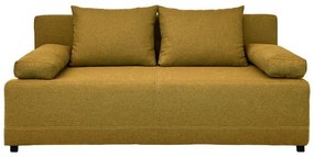 Καναπές - Κρεβάτι Nuvia Fylliana με Κίτρινο ύφασμα 190x80x85εκ. 190x80x85 εκ.