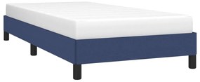 vidaXL Σκελετός Κρεβατιού Χωρίς Στρώμα Μπλε 80x200 εκ. Υφασμάτινο