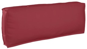 vidaXL Μαξιλάρι Για Πλάτη  Μπορντό 120 x 40 x 12 εκ. Ύφασμα Oxford