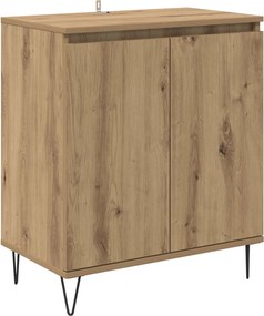 vidaXL Πλαϊνό γραφείο Artisan Oak 60 x 35 x 70 cm Επεξεργασμένο Ξύλο