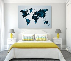 Εικόνα παγκόσμιου χάρτη σε διανυσματικό γραφικό σχέδιο - 120x80