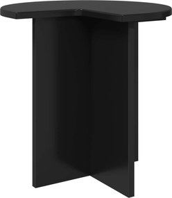 vidaXL Τραπεζάκι Πλευράς 2 τμχ. Μαύρη Δρυς Ø 39 x 38 εκ
