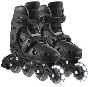 Globber Inline Skates Lights No34-37 Black
