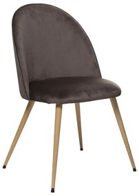 Καρέκλα Τραπεζαρίας (52x54x84) A-S Slano Velvet Taupe 184909A