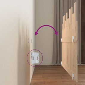 vidaXL Κεφαλάρι Επιτοίχιο 140x3x80 εκ. από Μασίφ Ξύλο Πεύκου