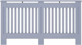 vidaXL Καπάκι Καλοριφέρ 2 pcs Γκρι 152 x 19 x 81,5 εκ.