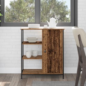 vidaXL Μπουφές Παλιού Ξύλου 70x30x80 εκ. Συνθετικό Ξύλο
