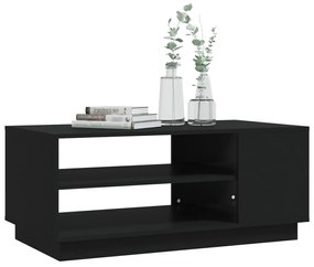 vidaXL Τραπεζάκι Σαλονιού Μαύρο 102 x 55 x 43 εκ. από Μοριοσανίδα