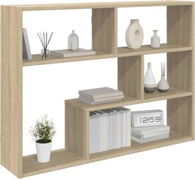 vidaXL Ράφι Τοίχου Επιτοίχιο Καφέ 95 x 20 x 69,5 εκ.