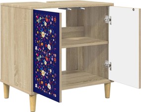 vidaXL Ντουλάπι Μπάνιου MAINZ Sonoma 60 x 40 x 60 εκ