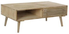 Τραπέζι DKD Home Decor 99 x 59 x 38 cm Έλατο Φυσικό Αλουμίνιο
