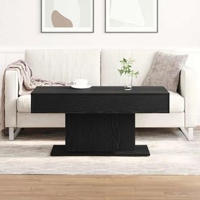 vidaXL Τραπεζάκι σαλονιού Μαύρη Οξυά 96 x 50 x 45 εκ