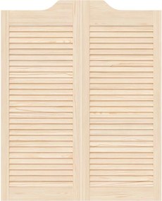 vidaXL Πόρτες Swing Φυσικό 100 x 40 cm Μασίφ Ξύλο Πεύκου