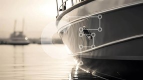 Intra Συλλεκτικό Ξύλινο Παζλ Plywood  4mm - Σκάφος ελλιμενισμένο στην Active Marina Σε Ξύλινο Κουτί - Διαστάσεις Puzzle: 10x10 cm – 25 κομμάτια