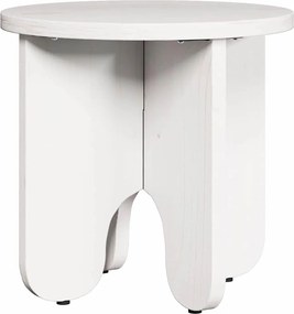 vidaXL Τραπεζάκι σαλονιού 2 pcs Λευκό Μασίφ ξύλο πεύκου