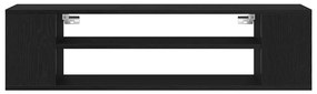 vidaXL Ντουλάπι TV Μαύρο 100 x 30 x 26.5 εκ Επεξεργασμένο ξύλο