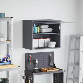 vidaXL Ντουλάπι τοίχου για γκαράζ Ανθρακί 60 x 40 x 53 εκ