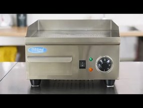 Commercial Grade Griddle - Smooth - Single Unit - 60cm Deep - Electric