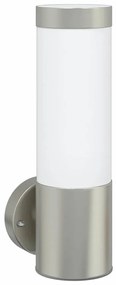 vidaXL Εξωτερικά Φωτιστικά Τοίχου 2 pcs Ασημί 12 x 7.5 x 27 εκ