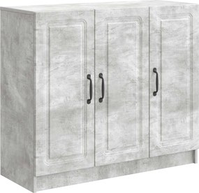 vidaXL Πλαϊνό γραφείο Γκρι Σκυροδέματος 89 x 34,5 x 77 εκ.