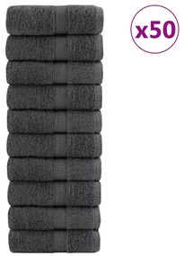 Πετσέτες Ξενώνα Premium SOLUND 50 τεμ. Ανθρακί 30x50 εκ. 600 γρ./μ²