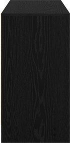 vidaXL Γραφείο Μαύρη Οξυά 100 x 40 x 75 cm Επεξεργασμένο Ξύλο