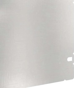 vidaXL Περιγράμματα γκαζόν 30 pcs Ασημί 103 x 0,05 x 22 εκ