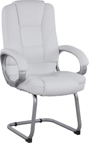 ΚΑΡΕΚΛΑ ΕΠΙΣΚΕΠΤΗ JAYA HM1144.02 PU ΛΕΥΚΟ 63x67x112Υεκ