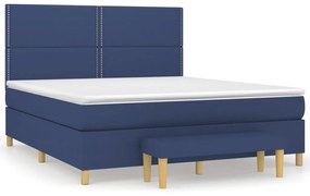 ΚΡΕΒΑΤΙ BOXSPRING ΜΕ ΣΤΡΩΜΑ ΜΠΛΕ 160X200 ΕΚ. ΥΦΑΣΜΑΤΙΝΟ 3137091