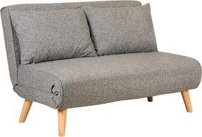 2-Seat Sofa-Bed Folde 2-Seater - Light Grey Light Grey