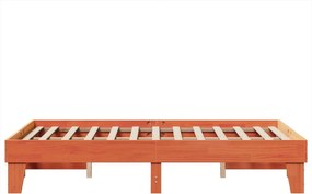 vidaXL Σκελετός Κρεβ. Χωρίς Στρώμα Καφέ Κεριού 120x200 εκ Μασίφ Πεύκο