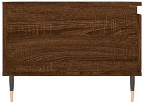 vidaXL Τραπεζάκι Σαλονιού Καφέ Δρυς 90x50x36,5 εκ. Επεξεργασμ. Ξύλο